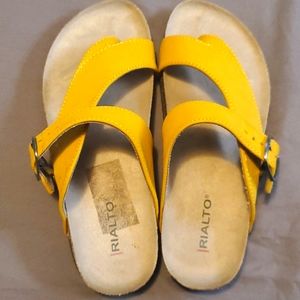 Mustard yellow Sandals